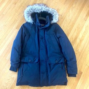 Abercrombie & Fitch Navy Ultra Parka Men’s SZ Small